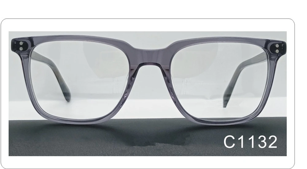 Винтажные квадратные оптические очки для близорукости с прозрачными линзами