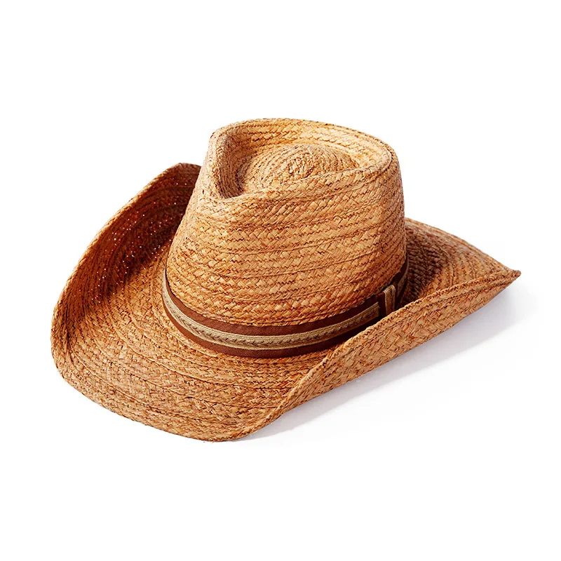 Мужская соломенная шляпа-трилби ручной работы шляпа от солнца размер 56-58 см 58-60