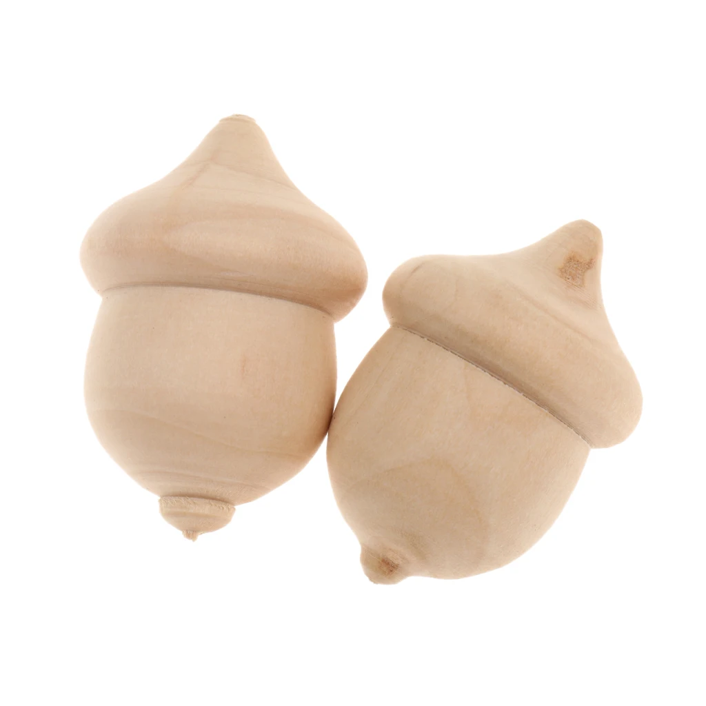 30 шт. новинка деревянный желуди заготовок &quotсделай сам&quot деревянные искусные