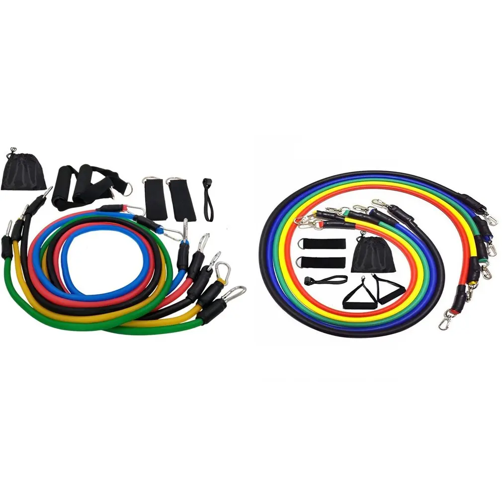 

11pcs Professional Available Pull Up Assist Bands Body Building Yoga Exercise Body Ankle Fitness Resistance Loop Band