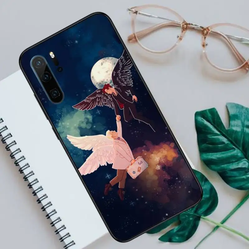 

Good Omen British TV series Phone Case For Huawei honor Mate P 10 20 30 40 Pro 10i 9 10 20 8 x Lite Luxury brand shell coque