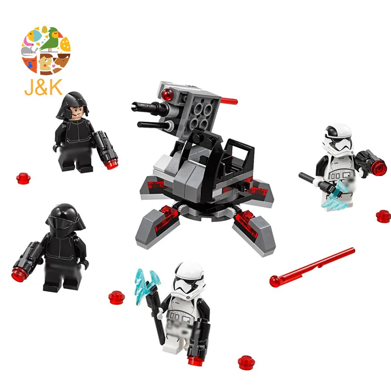 75197 132 шт Звездные серии войны первый заказ специалисты боевой пакет строительные