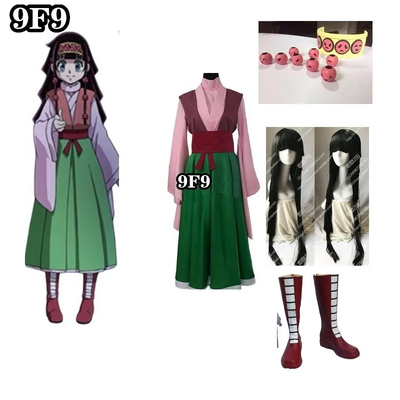 Костюм для косплея охотника X костюм аллуки золдика одежда с париком волос аруки