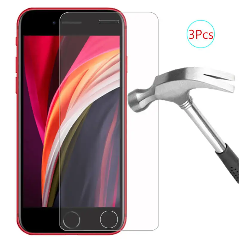 

3Pcs Glas For iphone 7 8 6 s 6s Plus Protective Glass On iphone7 Screen Protectors aiphone 7plus Film aifone 8Plus iphone8 Armor