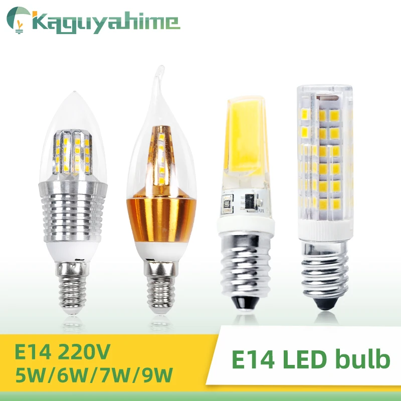 

KPS Dimmable Mini Ceramics COB E14 LED Bulb Light Candle Spotlight 220V Led Lamp E14 5W 6W 7W 9W Lampada Ampoule Bombilla