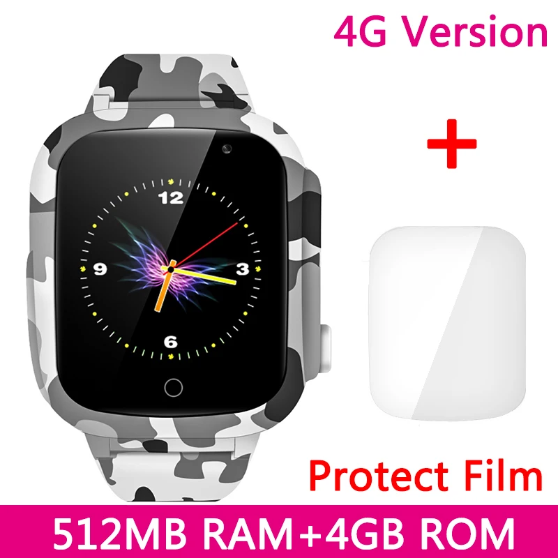 4G version Torntisc LEC2 детские gps умные часы wifi SOS Sim карта видео голосовой вызов анти-потеря 0,3 МП камера умные часы для детей - Цвет: 4G version