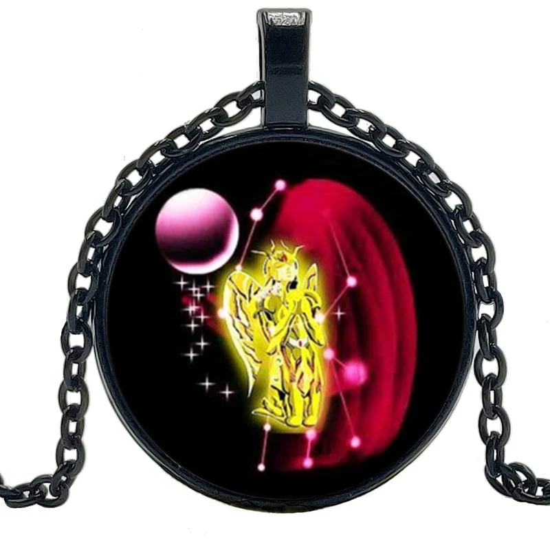 Очаровательное модное художественное детское ожерелье со звездным золотом 12 Saint