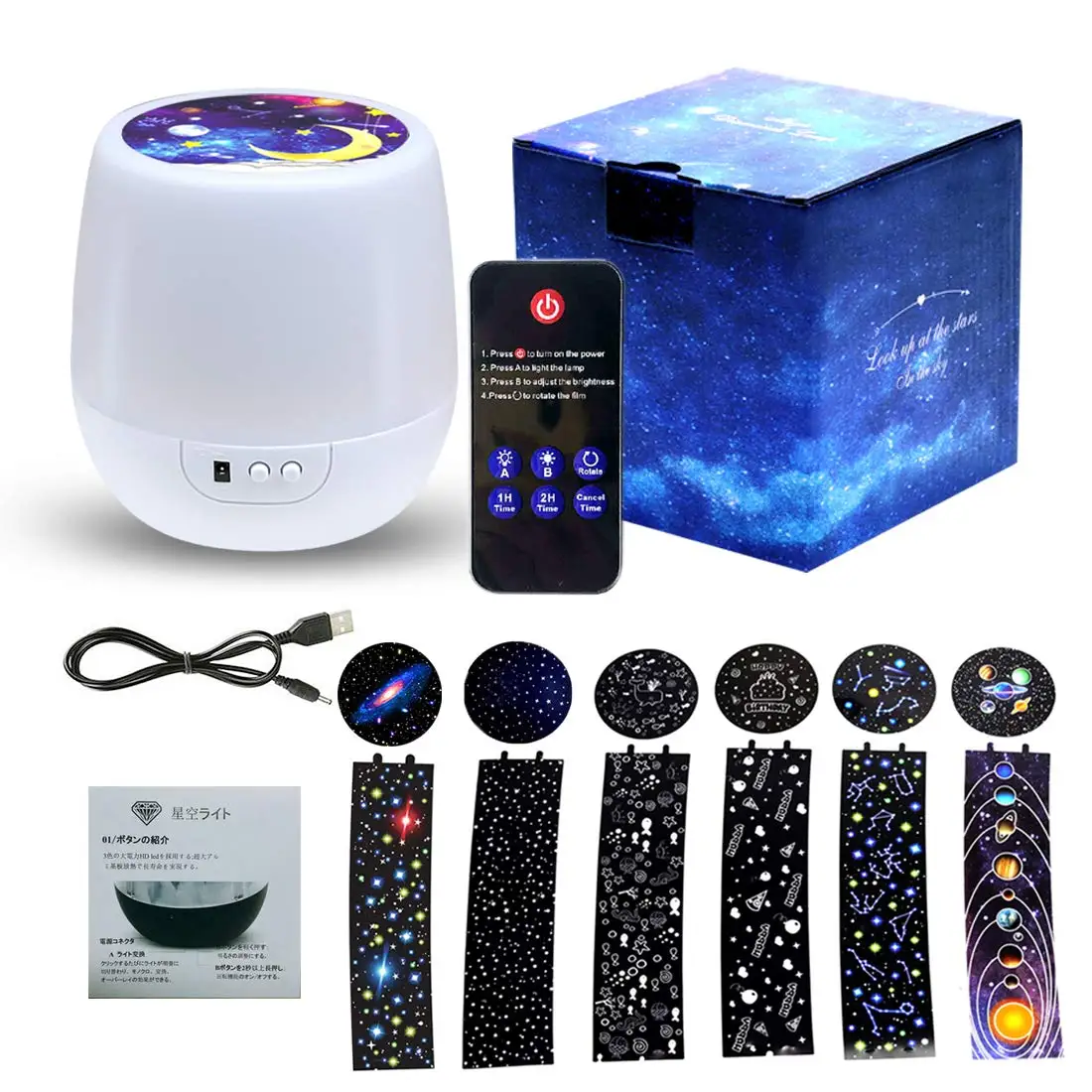 New Amazing LED Starry Night Sky Projector Lamp Star Light Cosmos Master Kids Gift Battery USB for Children | Лампы и освещение