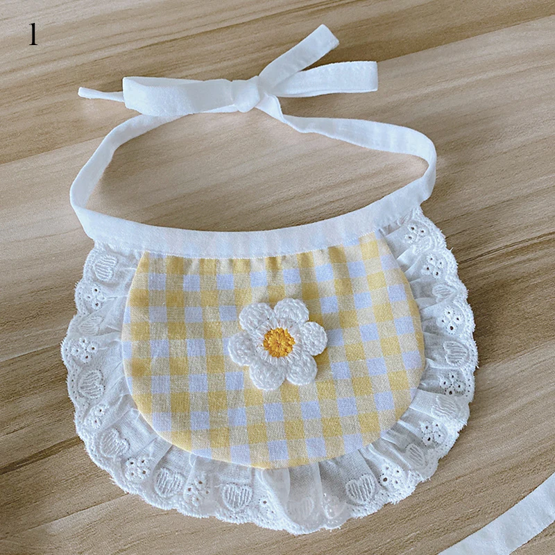 

1pc Dog Scarf Cat Scarf Pet Collar Flower Design Gifts Scarf Flowers Fashion Teddy Puppy Clothes Necks Bib Pets Supplies