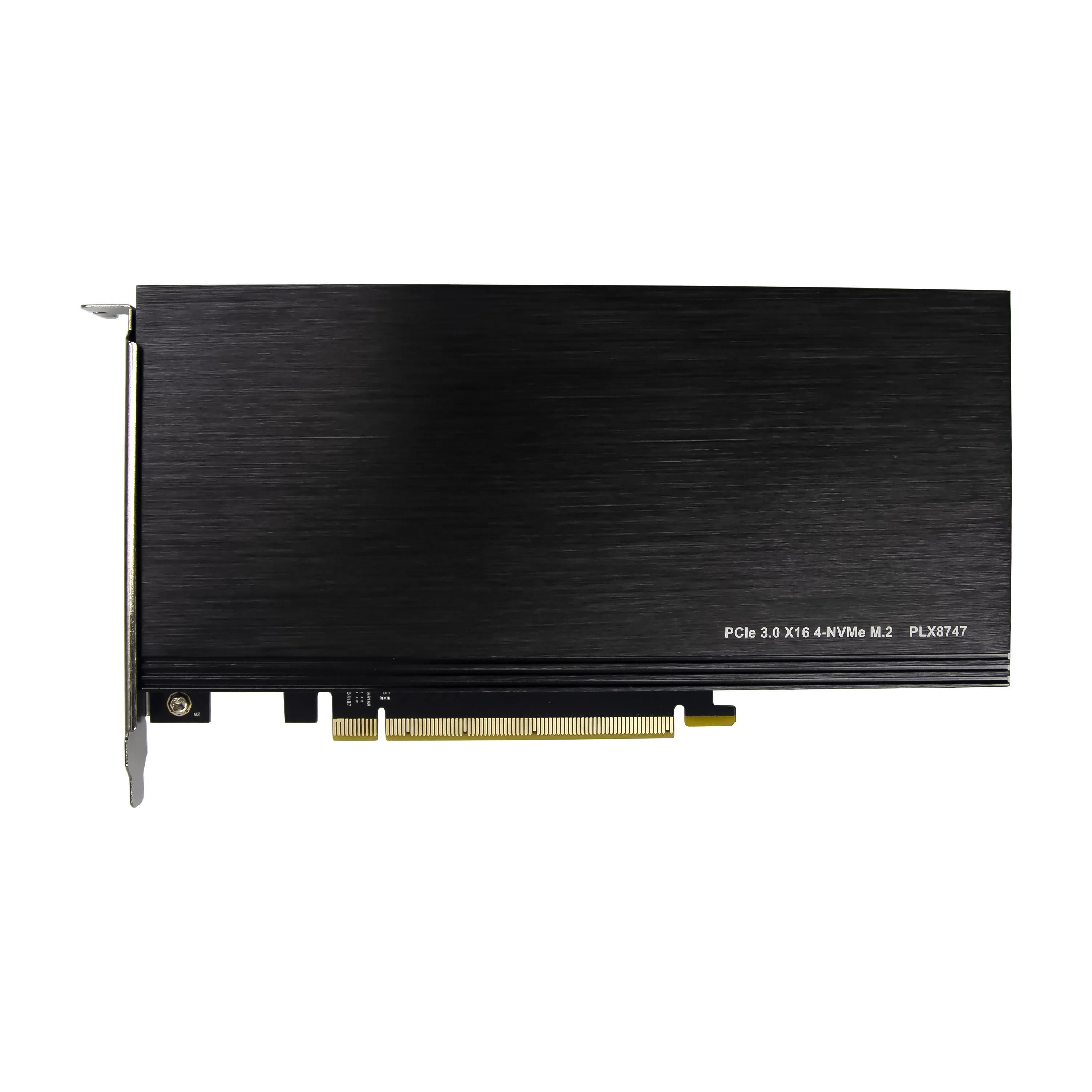pcie 30 x16 plx8747 до 4 порты и разъёмы m 2 nvme ssd ада