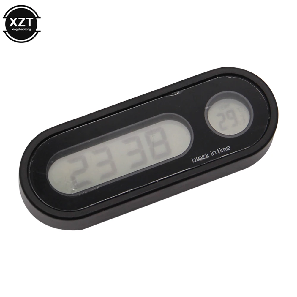 Автомобильные цифровые мини часы автомобильные термометр гигрометр