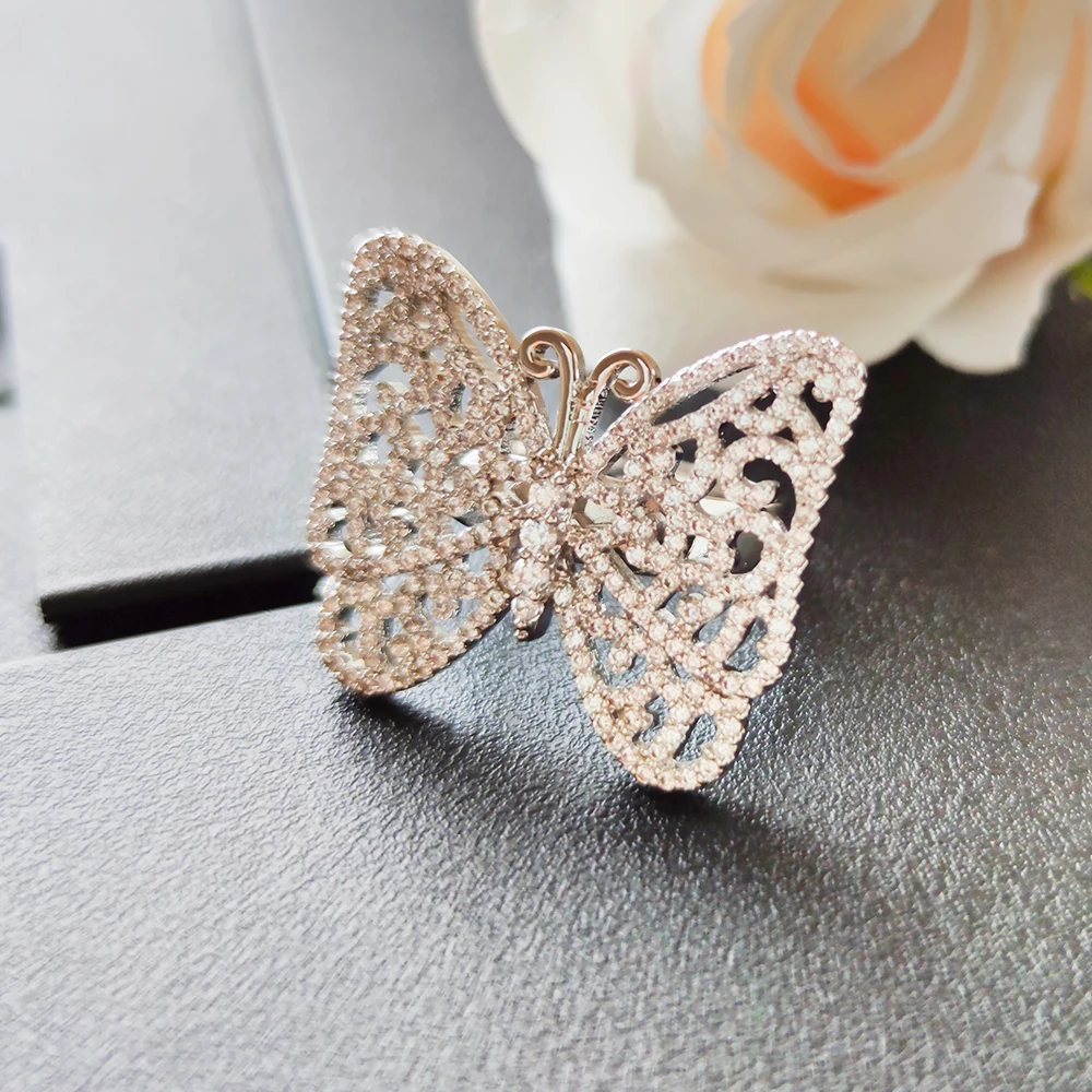 В виде симпатичных животных Бабочка кольцо мода ювелирные изделия аксессуары