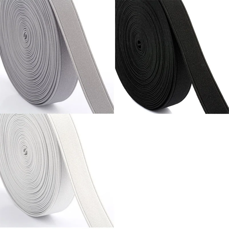 

Sleeve Side Double Elastic Lace Shuttleless Plain Thicken Encryption Underwear Collar Edge Shoes Elastic Band Double Sided