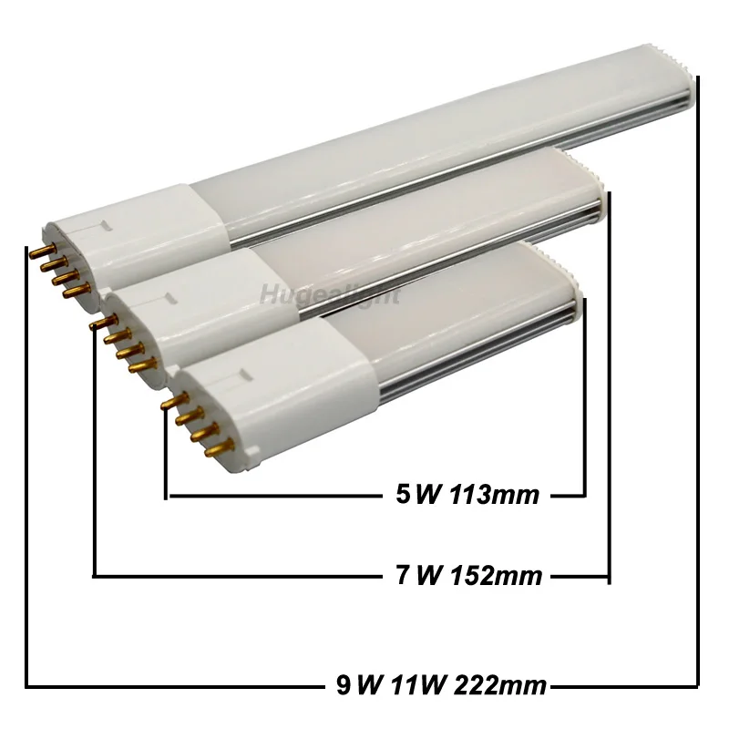 Led 2g7 9 Вт 8 Вт 6 Вт 5 Вт 11 Вт 4 контакта Светодиодная трубка внутренняя яркость энергосберегающая горизонтальная вилка светильник льник алюмин... (art.: 3a35cd769c3) - 3a35cd769c3