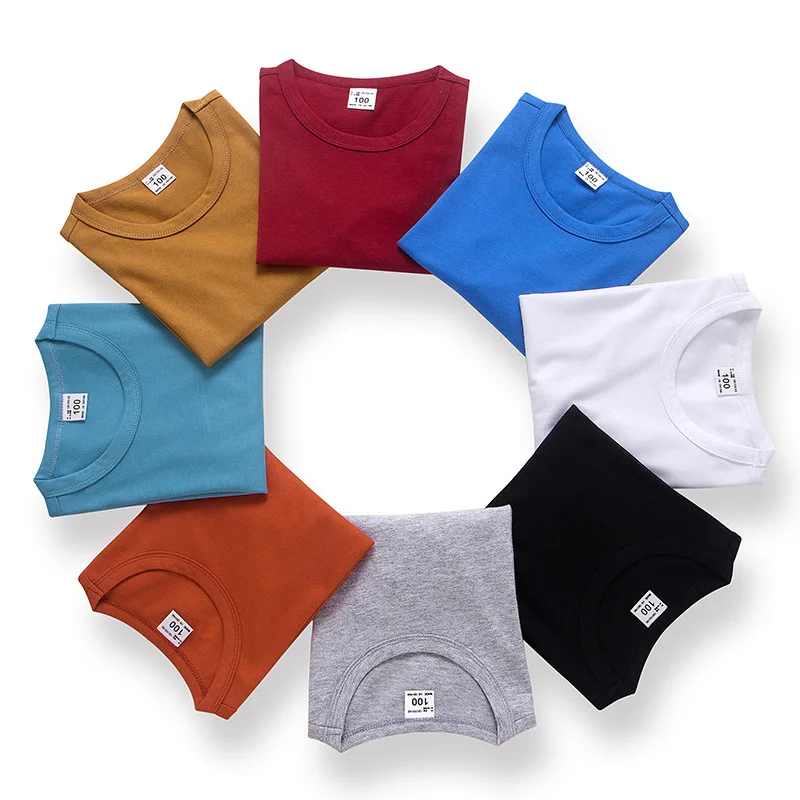 

Girls Solid Color Long-sleeved T-shirt Toddler Fall Clothes Fashion Clothes Toddler Fall Clothes Fall Boutique Outfits Baby Girl