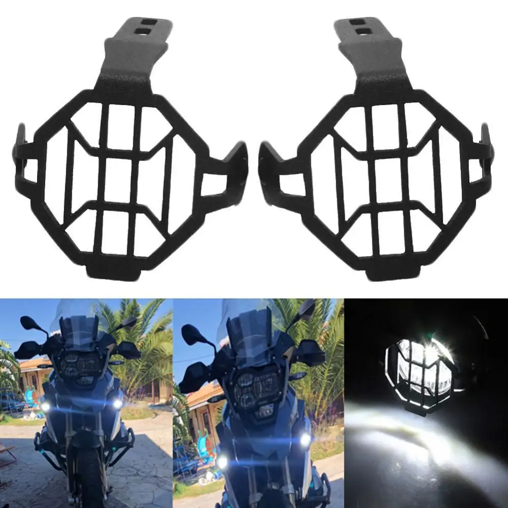 

80% Hot Sell 2Pcs Motorcycle Metal Fog Light Protector Guards Cover for BMWS R1200GS F800GS