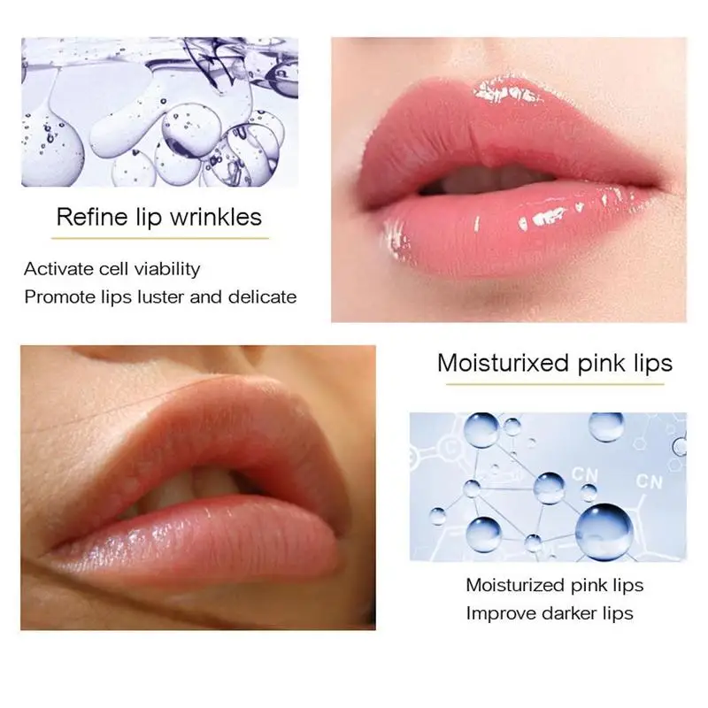 Мгновенный объемный коллаген для губ увлажняющий Восстанавливающий эффект