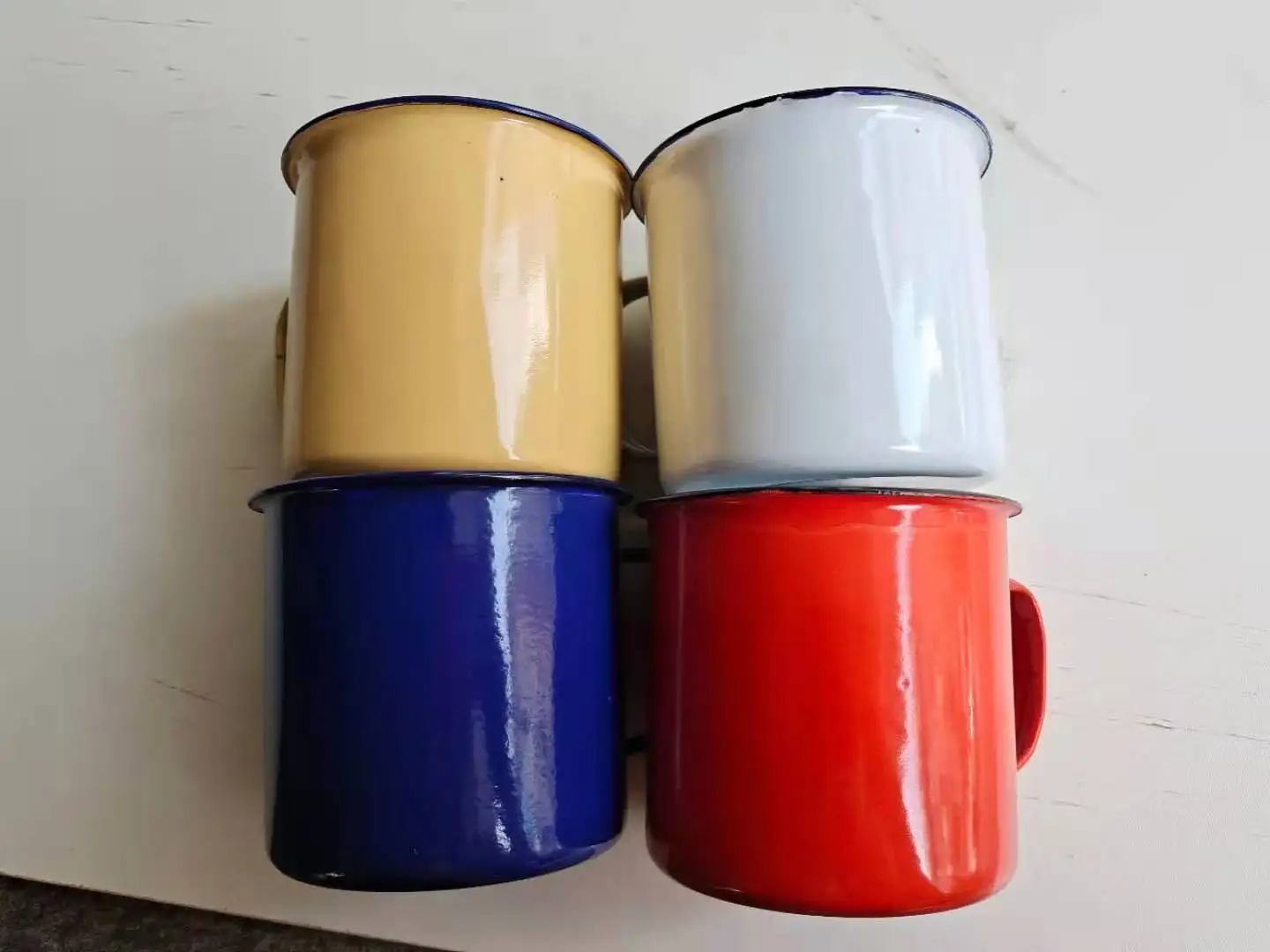 Чайная чашка с принтом RUIDA покрытая эмалью ностальгическая креативная винтажная