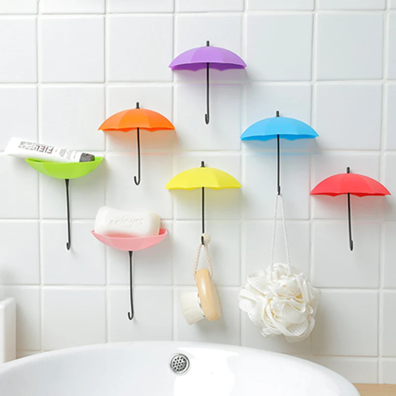 Креативная вешалка для ключей в форме зонта домашний декоративный держатель