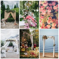 wedding ceremony photography backdrops flower birthday engagement party portrait backgrounds for photo studio decor 210410hkw 01