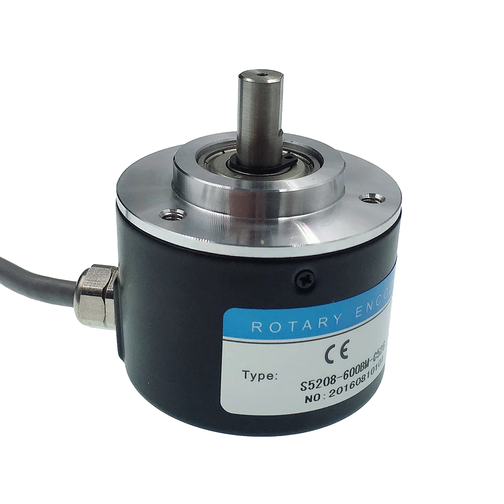 Incremental Photoelectric Rotary Encoder ZSP5208 2500 Pulse 2500 Line ABZ Three-phase 5-24V