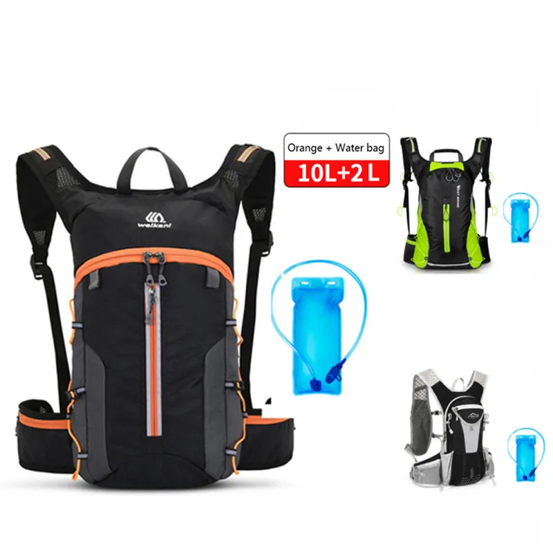 Складной Водонепроницаемый дорожный рюкзак для велоспорта на 10 л с сумкой воды