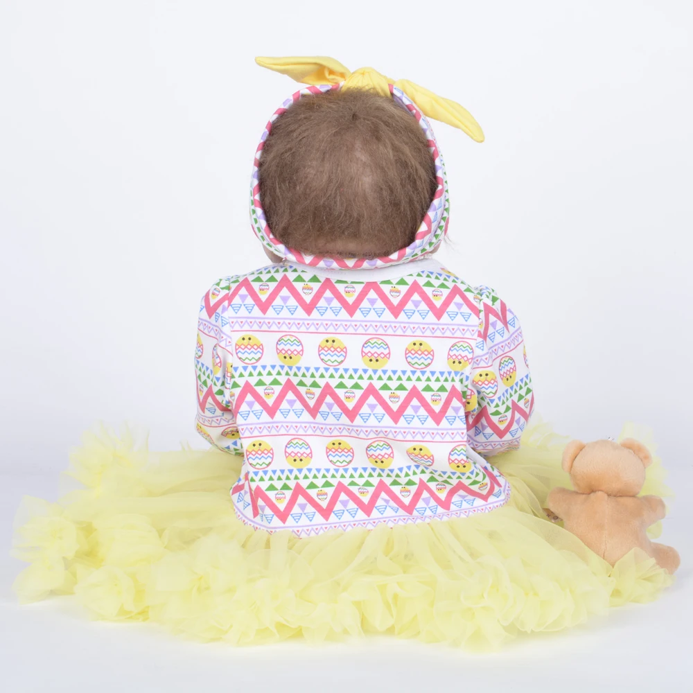 22 дюйма реалистичные куклы Bebe Reborn прекрасные новые силиконовые игрушки ручной