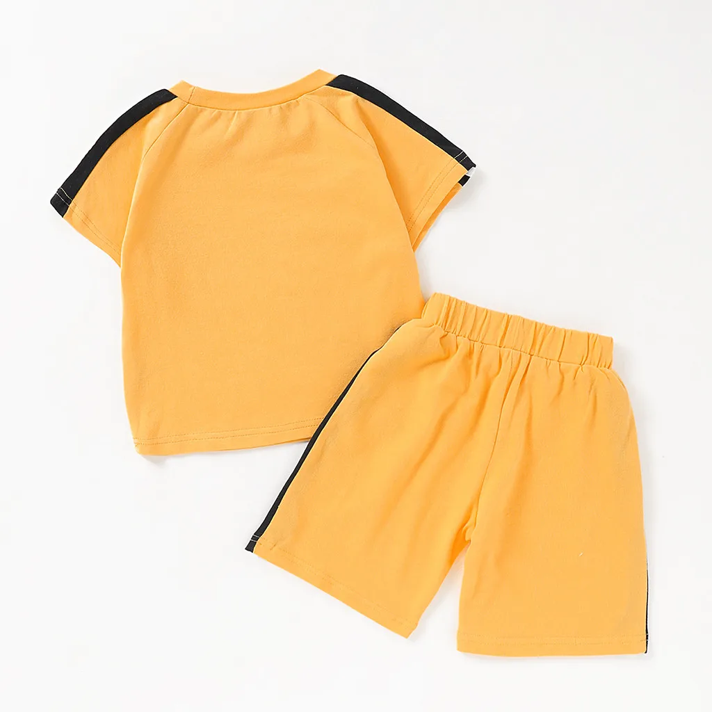 Комплект из 2 предметов одежда для малышей мальчиков и девочек комплекты с