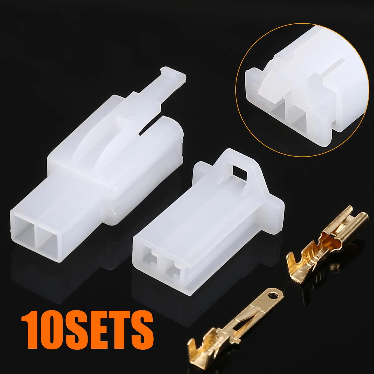 10 компл./лот 2 8 мм Pin Авто электрический провод разъем мужской женский кабель