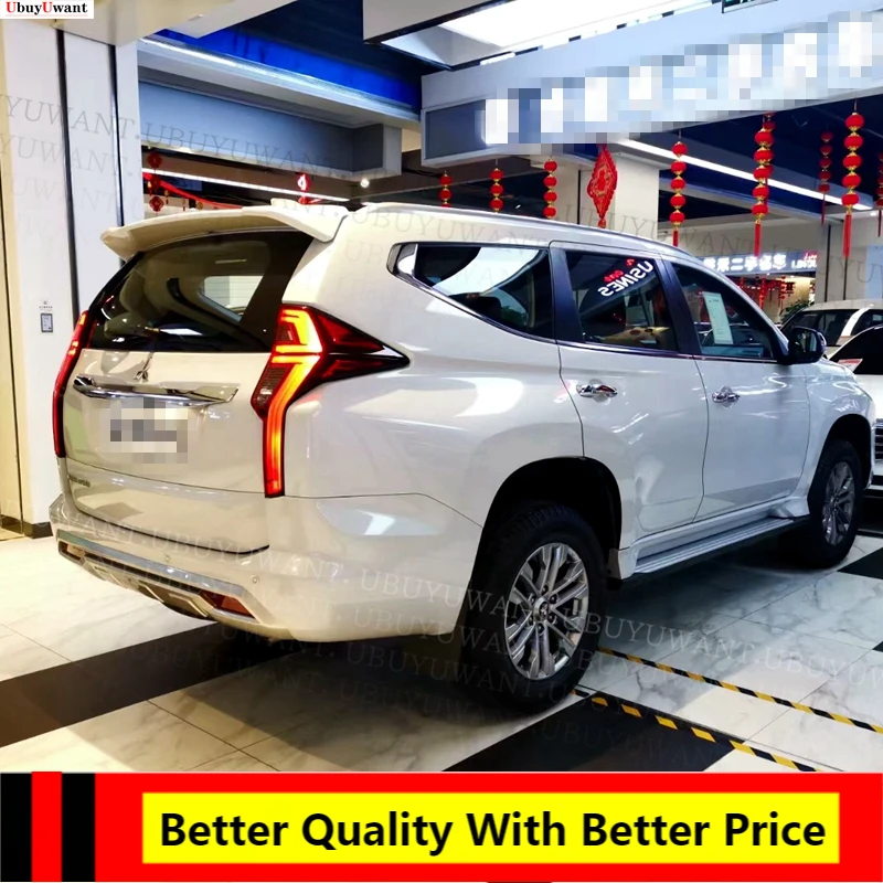 

Rear Roof Lip Spoiler For Mitsubishi Pajero Sport Spoiler 2016 2017-2021 ABS Car Rear Wing Spoiler Decoration 1Pcs