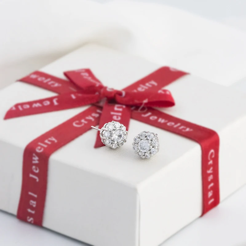 Женские серьги-гвоздики из титана и нержавеющей стали золотистого цвета |