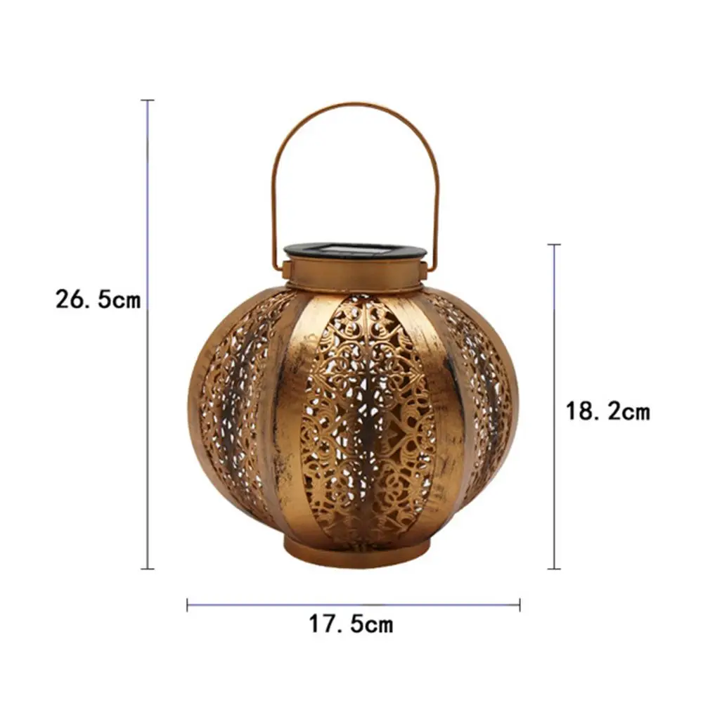 

Hollow Iron Solar Light Hanging Outdoor LED Solar Power Lamp Waterproof Garden Light Pathway Lawn Landscape Lighting Decoration