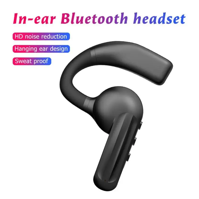 Беспроводные наушники с костной звукопроводимостью Bluetooth шумоподавлением ушной