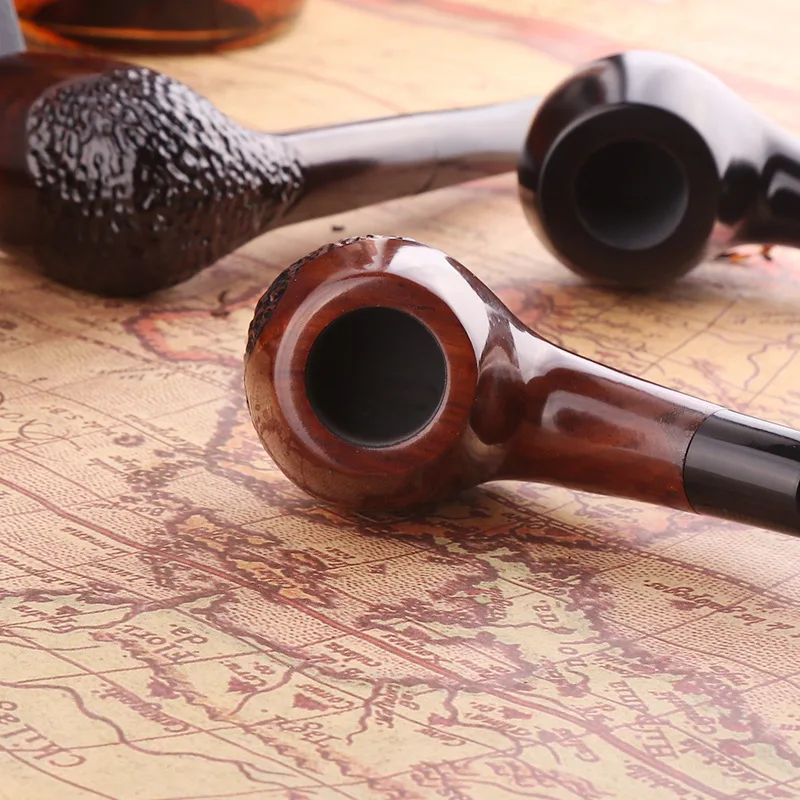 Выбранные отполированных вручную из цельного дерева Труба 9 мм дымовых