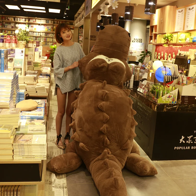 Большая мягкая плюшевая игрушка крокодил мультяшная большая Милая длинная