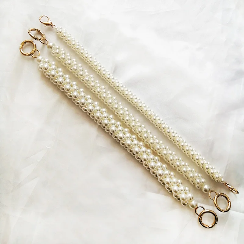 women pearl strap  bag chain shoulder gold bag belt purse straps for bags handbag accessories handles wholesale dropshipping