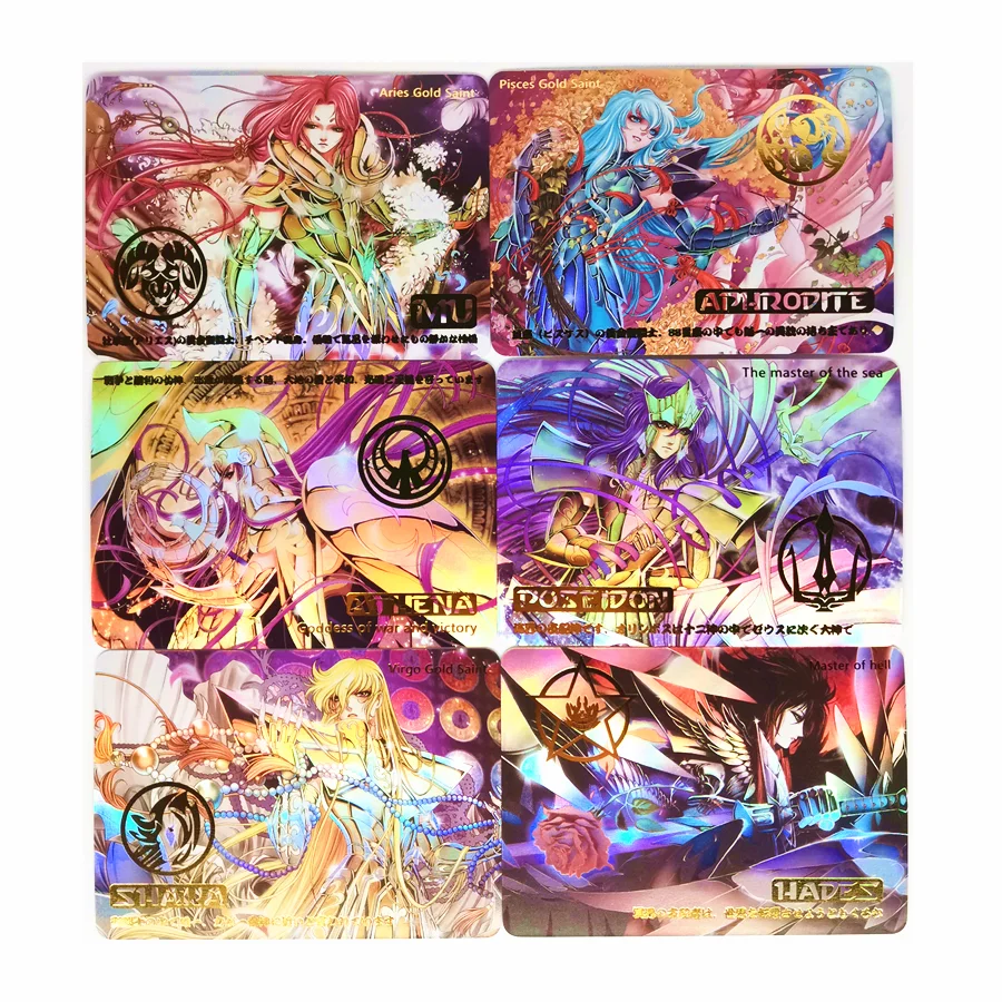 9 шт./компл. Saint Seiya The First Holy Legend бронзирующие эмблемы Хобби Коллекционные Предметы
