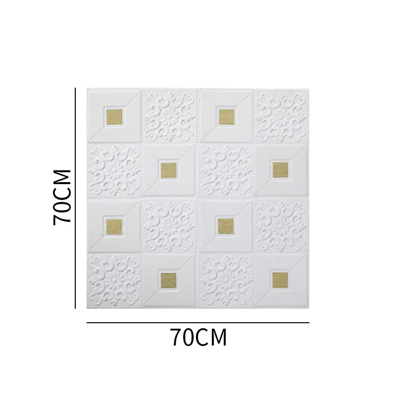 

1x 3D Brick Ceiling Wall Stickers Roof Ceiling Decoration Stickers For Living Room Bedroom TV Background Stickers Foam Wallpaper