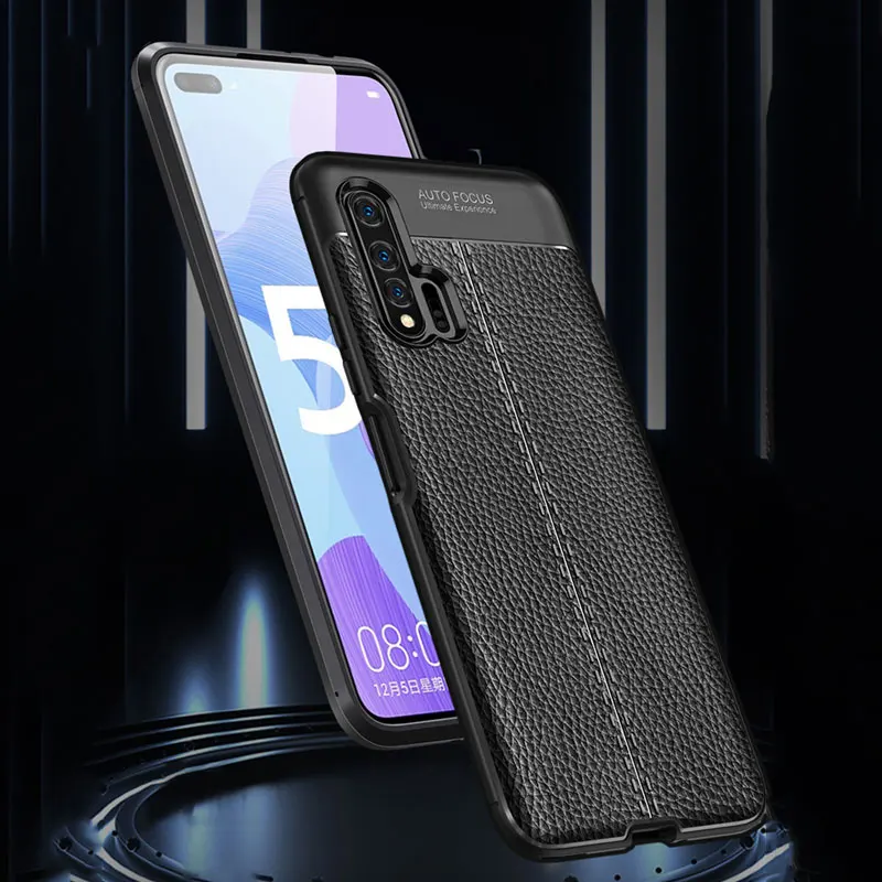 Чехол для huawei Nova 6 SE, чехол-бампер, силиконовый кожаный защитный силиконовый чехол для huawei Nova 6 5G Honor 9 Lite