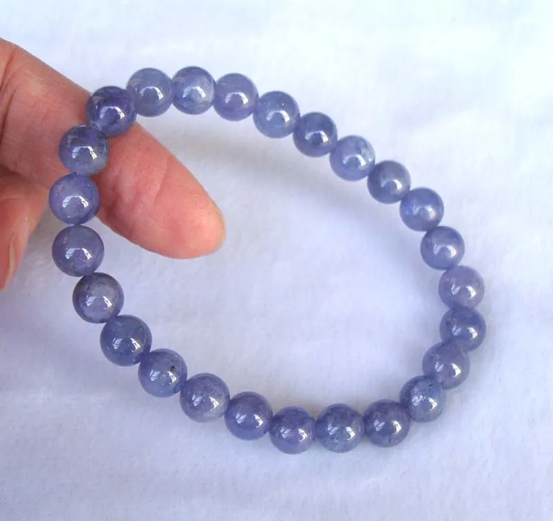 Бесплатная доставка натуральный циркониевый круглый 8 мм браслет с бусинами