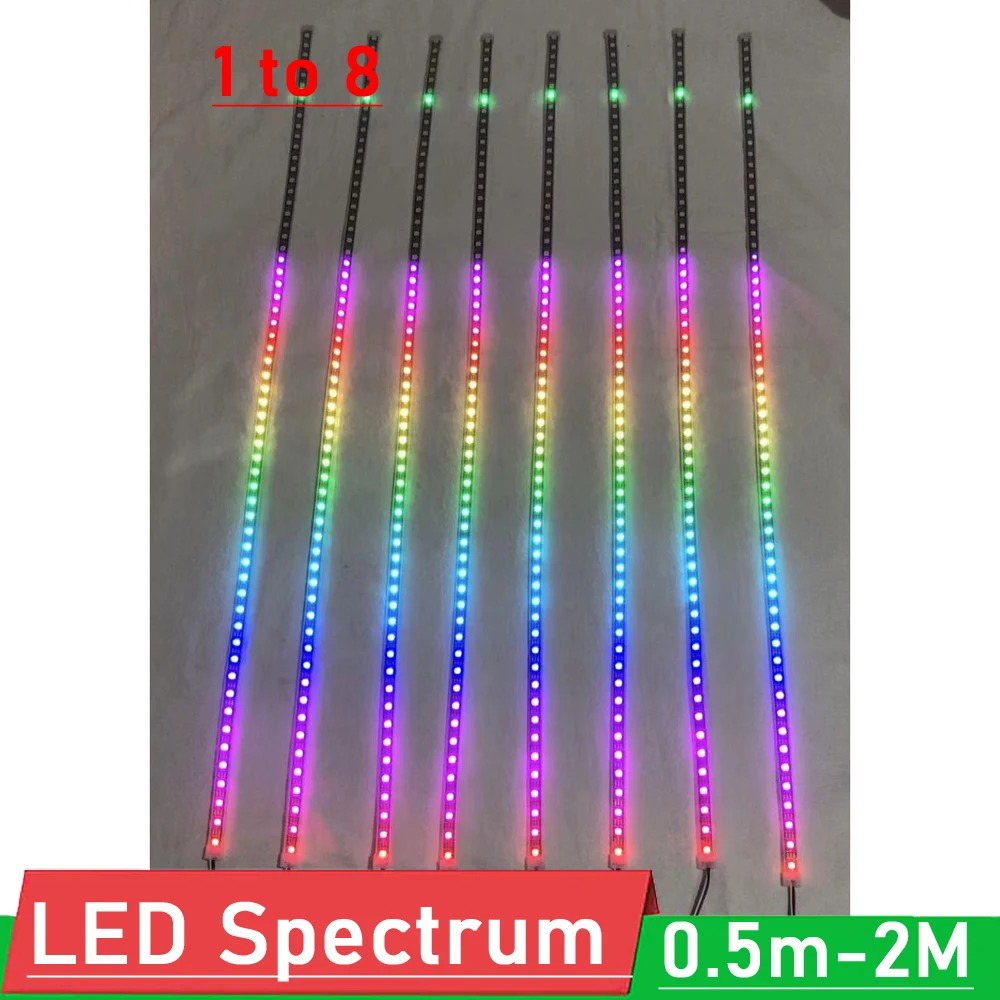 0 5 м-2 м аудио музыкальный ритм световой индикатор уровня 120 светодиодов