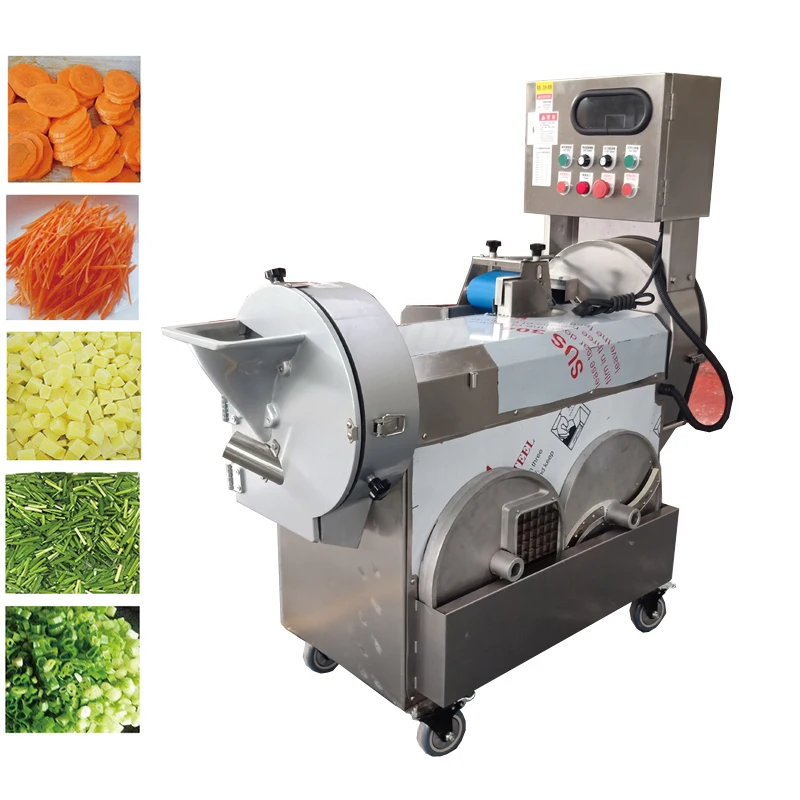 

Commercial Electric Potato Cutter Stainless Steel Vegetable Cutting Machine Food Dicing Machine Onion Slicer Machine