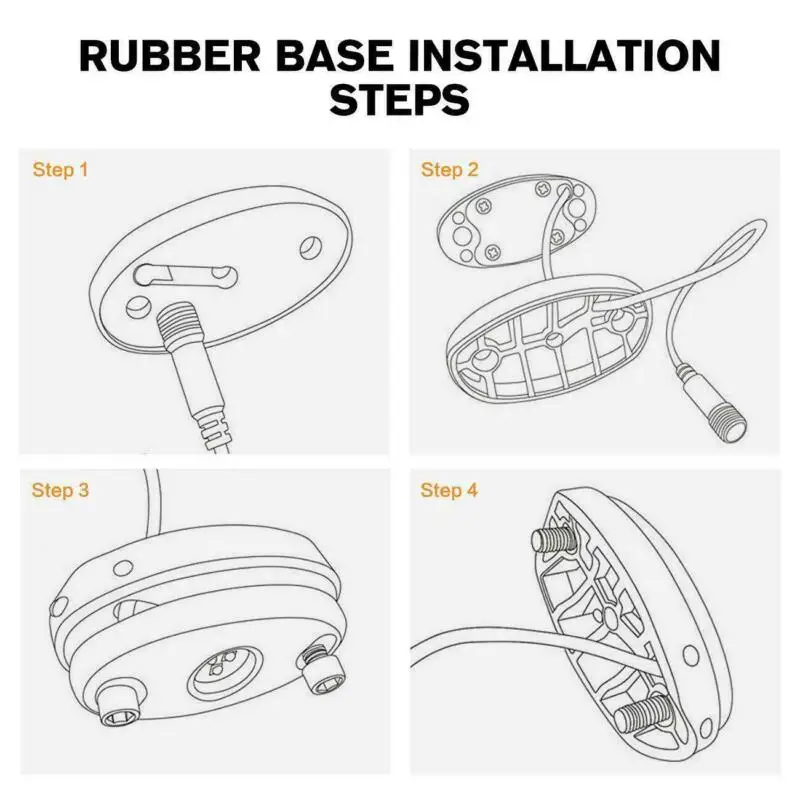 4 шт. водонепроницасветодиодный светодиодные неоновые подсветсветильник для