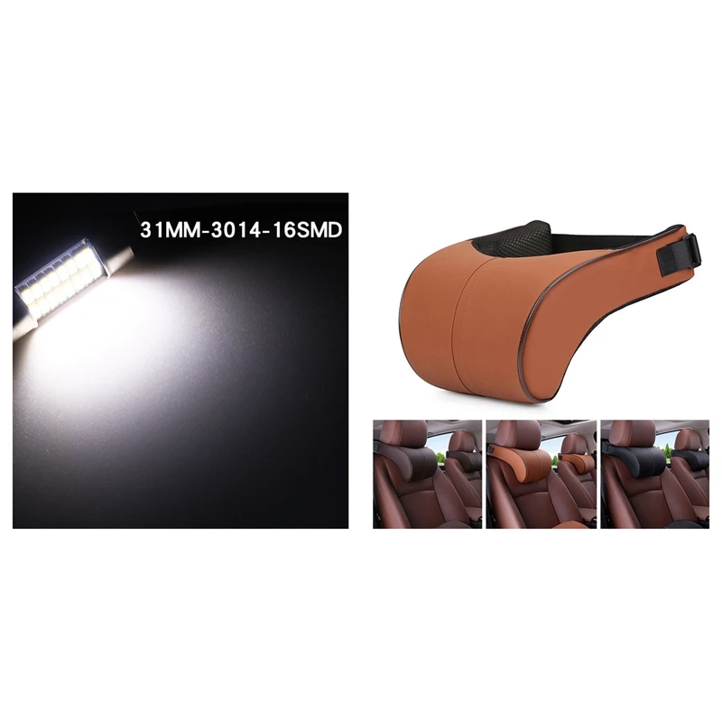 4 шт. гирлянда 31 мм 16Smd Светодиодная лампа C5W C10W супер яркий 3014 Smd Canbus без ошибок