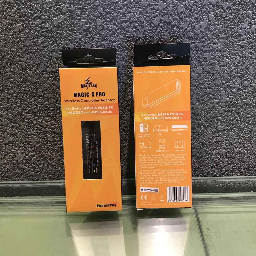 MayFlash MAGIC-S PRO Wireless для Nintendo Switch /PS4/PS3/Xbox One S/360/PC Controller Fighting Stick Adapter | Электроника