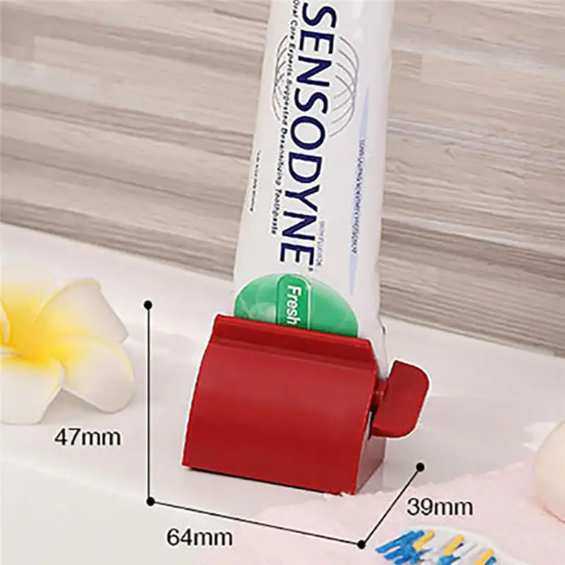 

Plastic Portable Press Roller Toothpaste Tube Squeezer Handful Tiny Toothpaste Dispenser Holder Stand Set For Bathroom Accessor