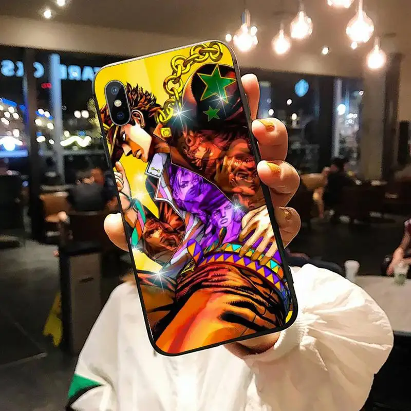 

jojo bizarre adventure Anime Phone Case for iPhone 11 12 pro XS MAX 8 7 6 6S Plus X 5S SE 2020 XR