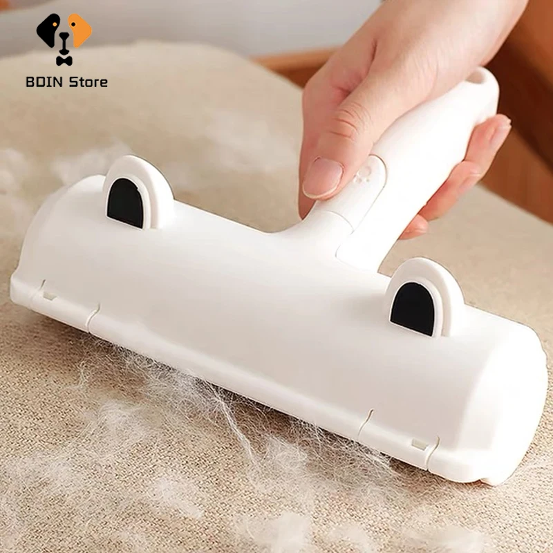 

2-Way Pet Hair Roller Remover Dog Cat Hair From Furniture Self-cleaning Lint Pet Hair Remover Dog Cat Comb Tool