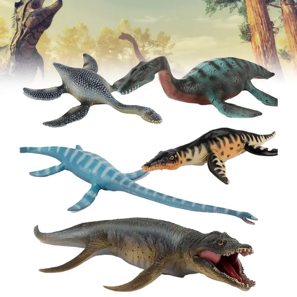 

Модель Plesiosaur, имитация детского подарка, ПВХ Фигурки Юрского периода Plesiosaur, игрушки для украшения