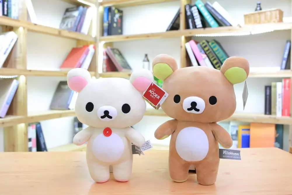 Игрушки для девочек Rilakkuma плюшевые игрушки японское аниме тедкрашенный медведь